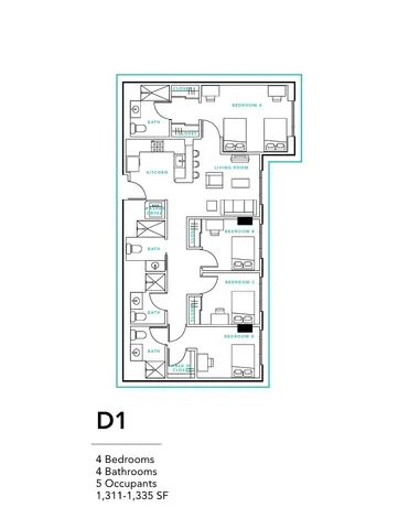 D1 Floorplan