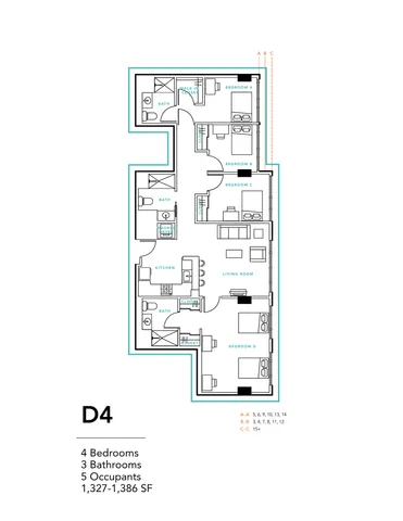 D4 Floorplan