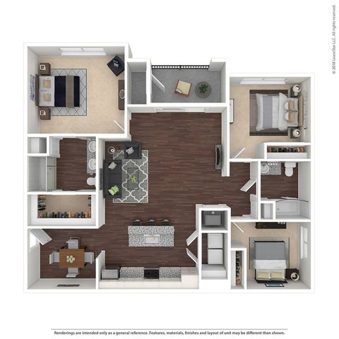 3 Bed 2 Bath C1 ADA