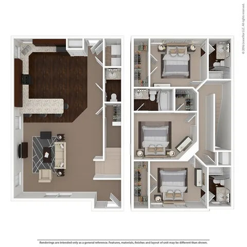 3 Bed 3 Bath