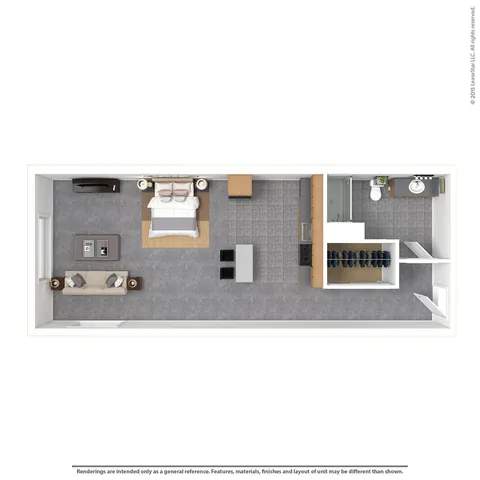 Studio 1 Bath