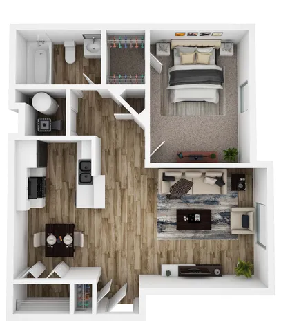 Gateway Lakes 1-Bedroom Renovated