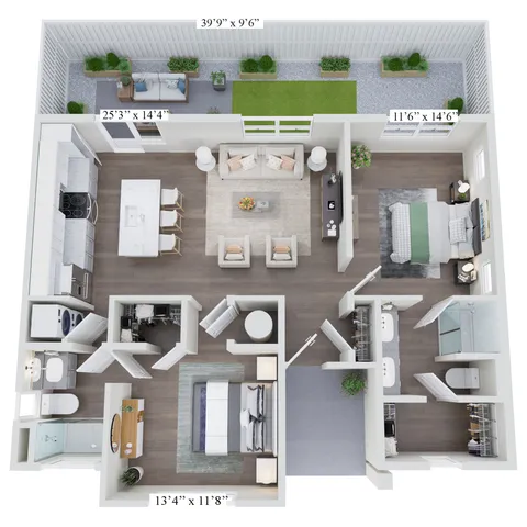 Two Bedroom Home