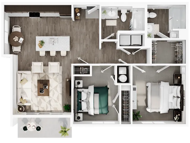 two bedroom xander buckstone obetz ohio apartment