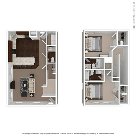 2 Bed 2 Bath