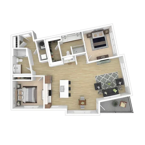 2 Bed 2 Bath Premium [Sold Out]