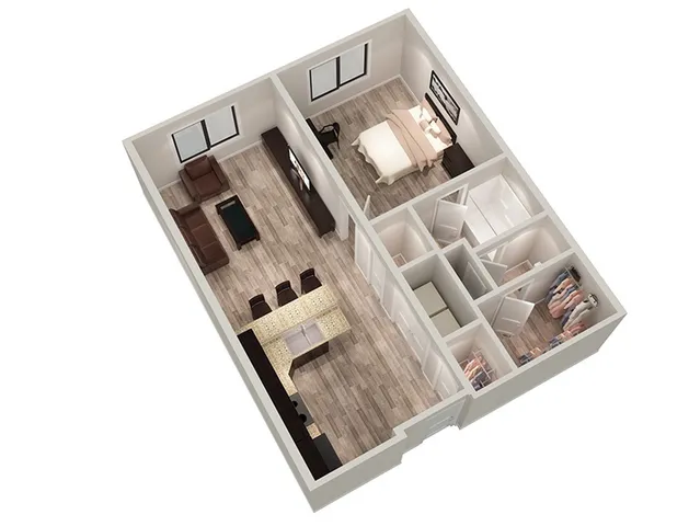 A1: 1 BED 1 BATH