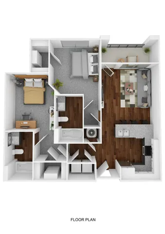 East Village B2 Floor Plan