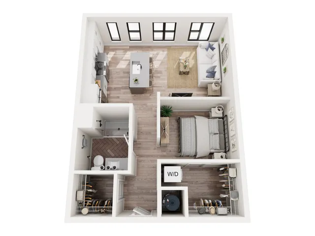 1 Bedroom Floor Plan