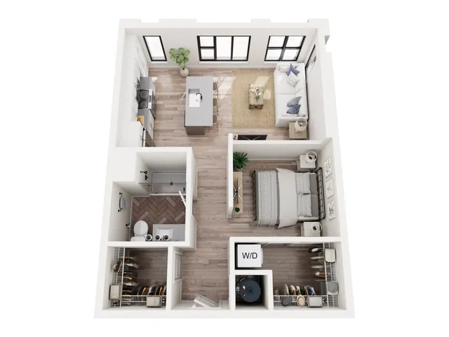 1 Bedroom Floor Plan