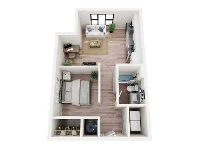 1 Bedroom Floor Plan