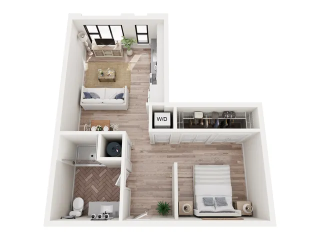 1 Bedroom Floor Plan