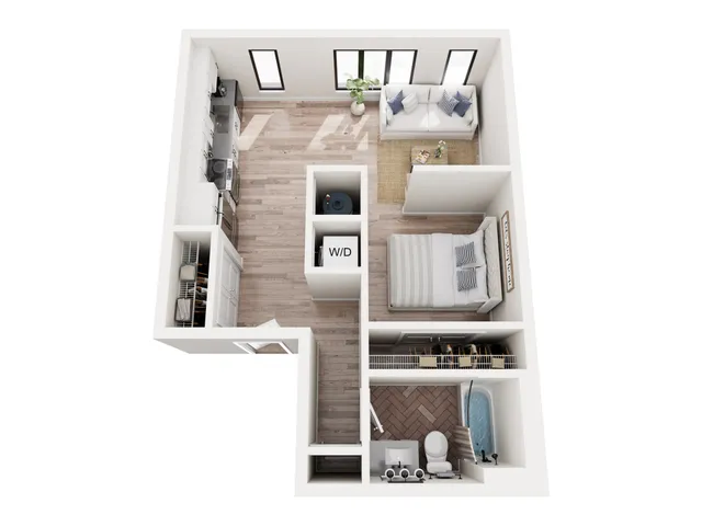 1 Bedroom Floor Plan