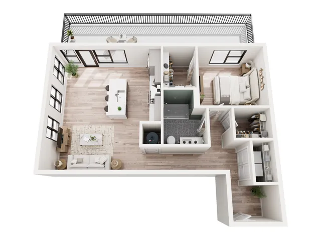 1 Bedroom Penthouse