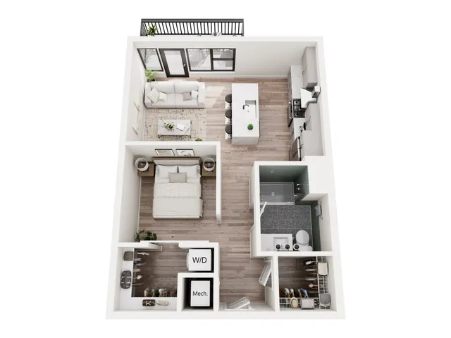 1 Bedroom Penthouse
