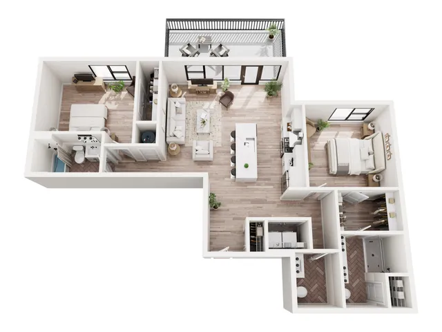 2 Bedroom Penthouse