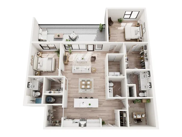 2 Bedroom Penthouse