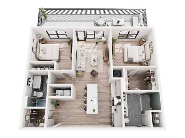 2 Bedroom Penthouse