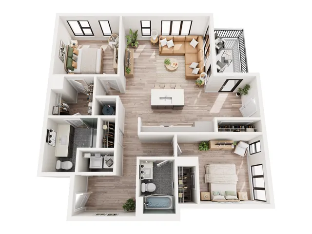2 Bedroom Walk-Up