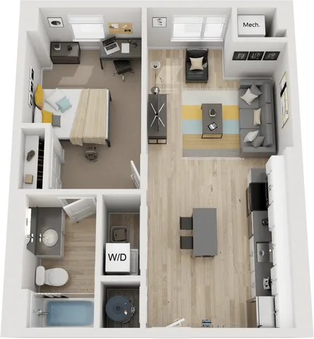 1 BED 1 BATH