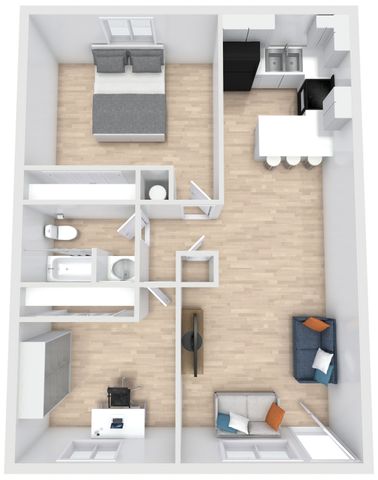 1x1 floorplan image