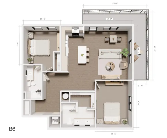 The Grandeur  | B6 - Diamond Fork (2 Bedroom 2 Bath)
