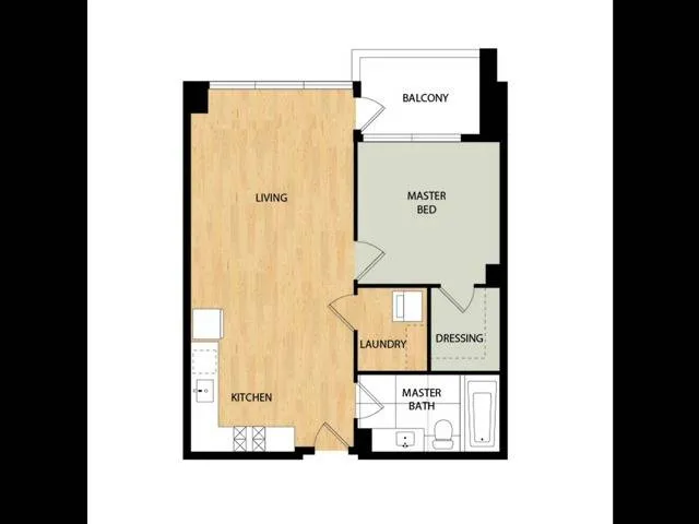 Sidecar One Bedroom One Bath - Burnside