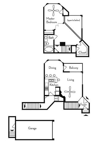 2 Bedroom Floor Plan | Apartments For Rent In Phoenix, AZ | Pavilions on Central Apartments