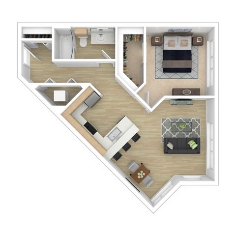 One Bedroom | Apartments in Seattle, WA | The Noble