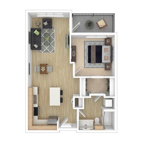 One Bedroom | Apartments in Seattle WA | The Noble