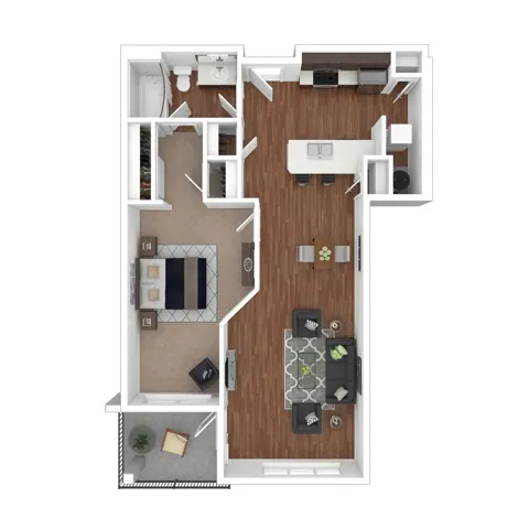 One Bedroom One Bath | Apartments in Lacey WA | Toscana Apartment Homes