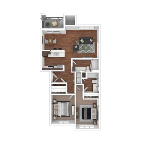 Two Bedroom Two Bath | Apartments in Lacey WA | Toscana Apartment Homes