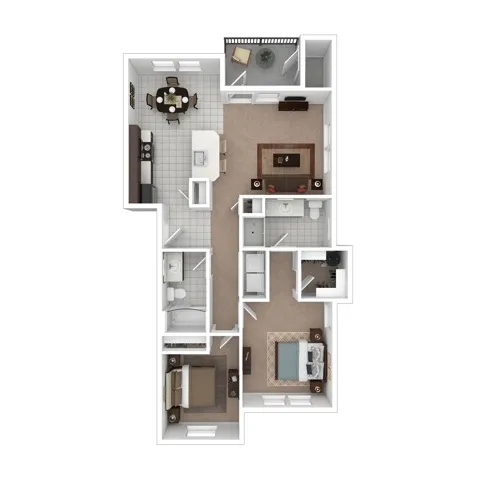 Two Bedroom Two Bath | Tualatin OR Apartments for Rent | River Ridge