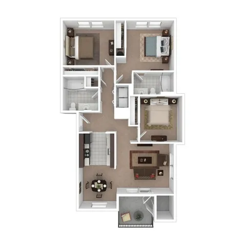 Three Bedroom Two Bath | Tualatin OR Apartments for Rent | River Ridge