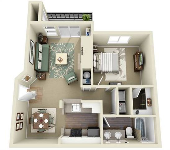 1 Bedroom | Olin Fields Apartments | Everett WA