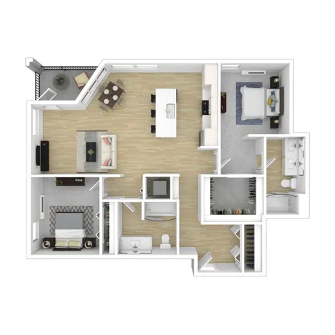 2 Bed 2 Bath Apartment | Apartments For Rent In Portland, OR | Splash Apartments