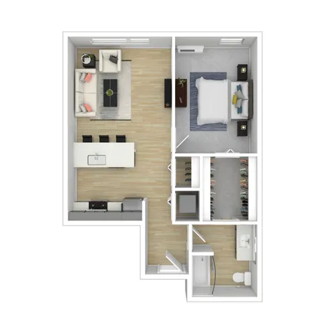 1 Bed 1 Bath Apartment | Apartments For Rent In Portland, OR | Splash Apartments