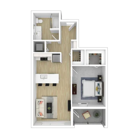 1 Bed 1 Bath Apartment | Apartments For Rent In Portland, OR | Splash Apartments