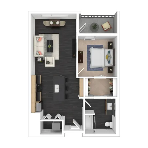 1 Bed 1 Bath Apartment | Apartments For Rent In Portland, OR | Splash Apartments