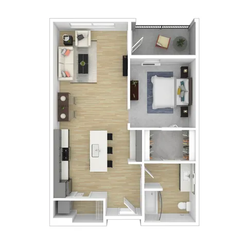 1 Bed 1 Bath Apartment | Apartments For Rent In Portland, OR | Splash Apartments