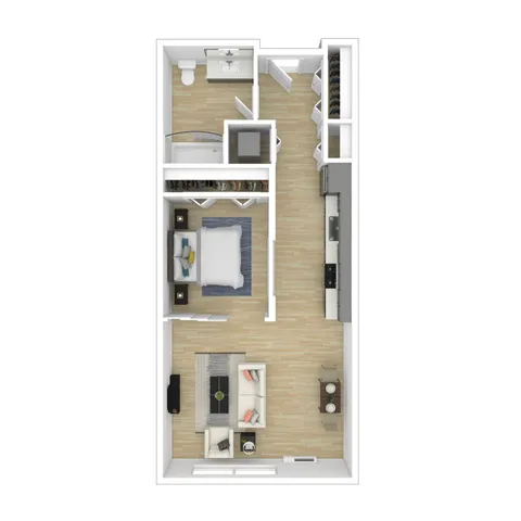 1 Bed 1 Bath Apartment | Apartments For Rent In Portland, OR | Splash Apartments