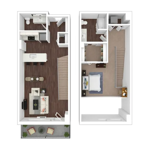 Studio Unit | Apartments For Rent In Portland, OR | Splash Apartments