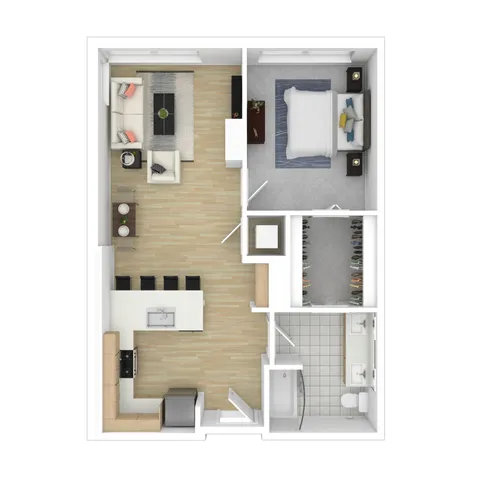 1 Bed 1 Bath Apartment | Apartments For Rent In Belltown, Seattle, WA | The Confidential