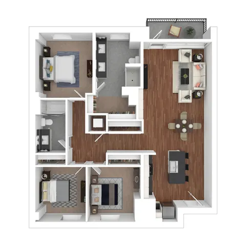 3 Bed 2 Bath Apartment | Apartments For Rent In Belltown, Seattle, WA | The Confidential