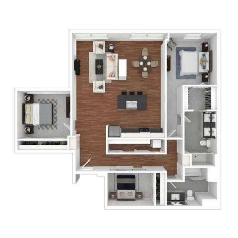 3 Bed 2 Bath Apartment | Apartments For Rent In Belltown, Seattle, WA | The Confidential