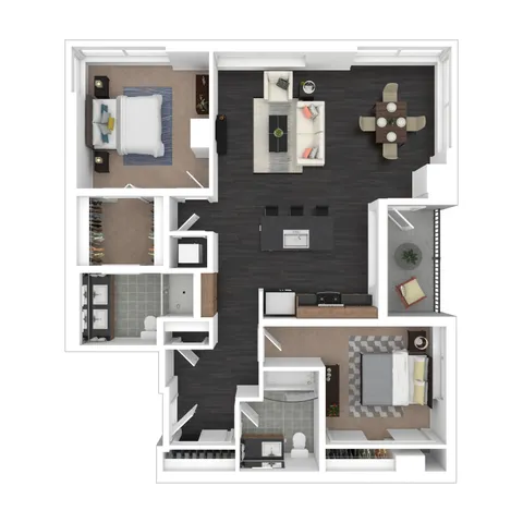 2 Bed 2 Bath Apartment | Apartments For Rent In Belltown, Seattle, WA | The Confidential