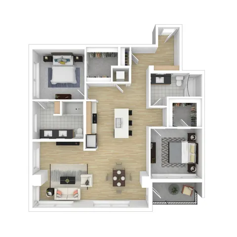 2 Bed 2 Bath Apartment | Apartments For Rent In Belltown, Seattle, WA | The Confidential