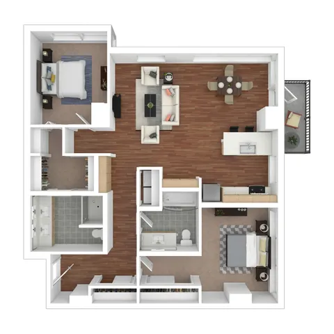 2 Bed 2 Bath Apartment | Apartments For Rent In Belltown, Seattle, WA | The Confidential