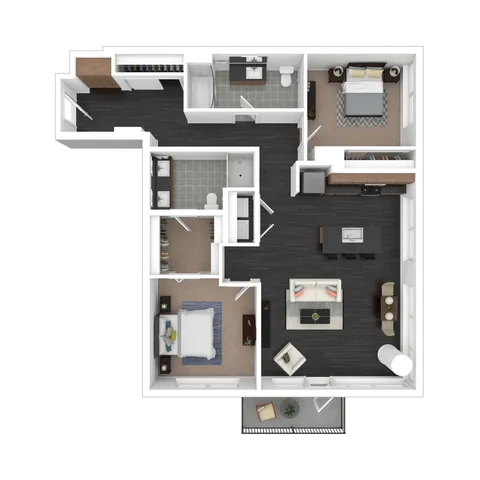 2 Bed 2 Bath Apartment | Apartments For Rent In Belltown, Seattle, WA | The Confidential