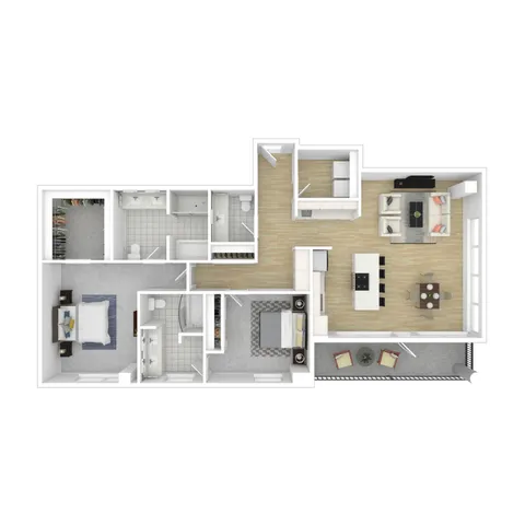 2 Bed 2 Bath Apartment | Apartments For Rent In Belltown, Seattle, WA | The Confidential